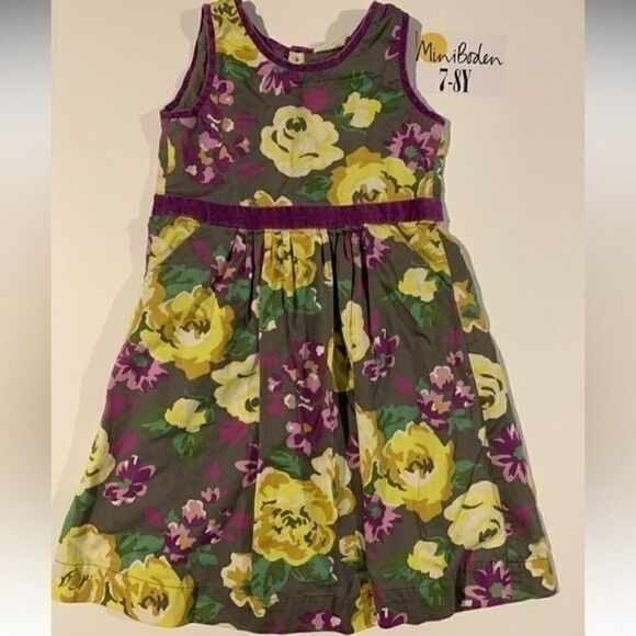 Mini Boden Other - Mini Boden Floral Dress 7/8